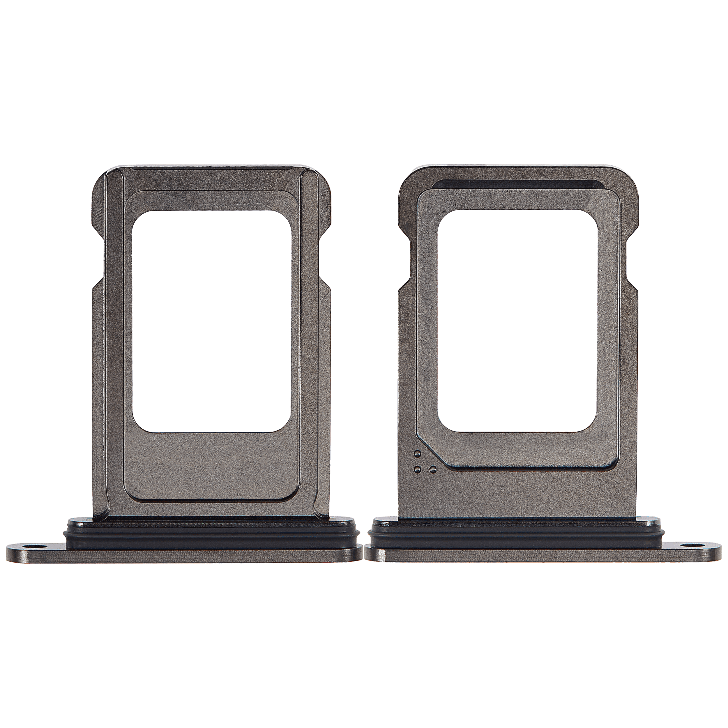 Single Sim Card Tray Compatible For iPhone 15 Pro / 15 Pro Max (Black Titanium)