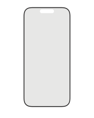 Casper Pro Edge Tempered Glass Compatible For iPhone 15 (Retail Pack) (Clear)