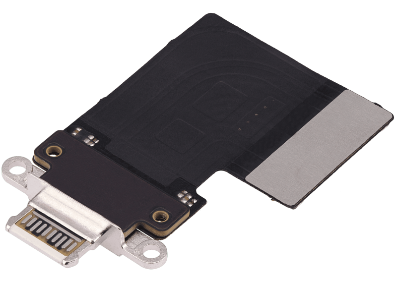 Charging Port Flex Cable Compatible For iPad Pro 12.9" 3rd Gen (2018) / 4th Gen (2020) / iPad Pro 11" 1st Gen (2018) / Pro 11" 2nd Gen (2020) (Aftermarket Plus) (White)