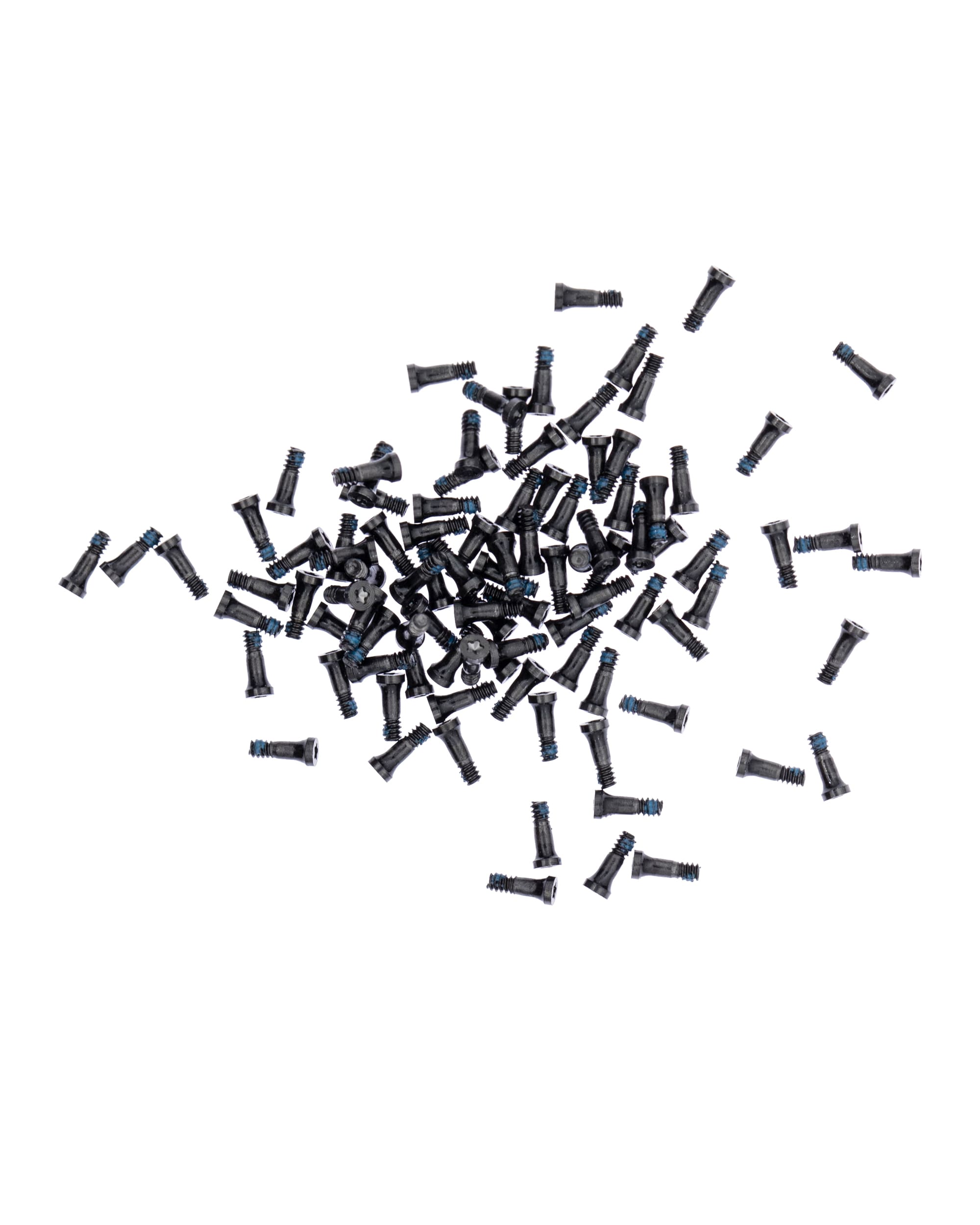 Bottom Screws Compatible For iPhone 7 / 7 Plus (Jet / Matte Black) (100 Pack)