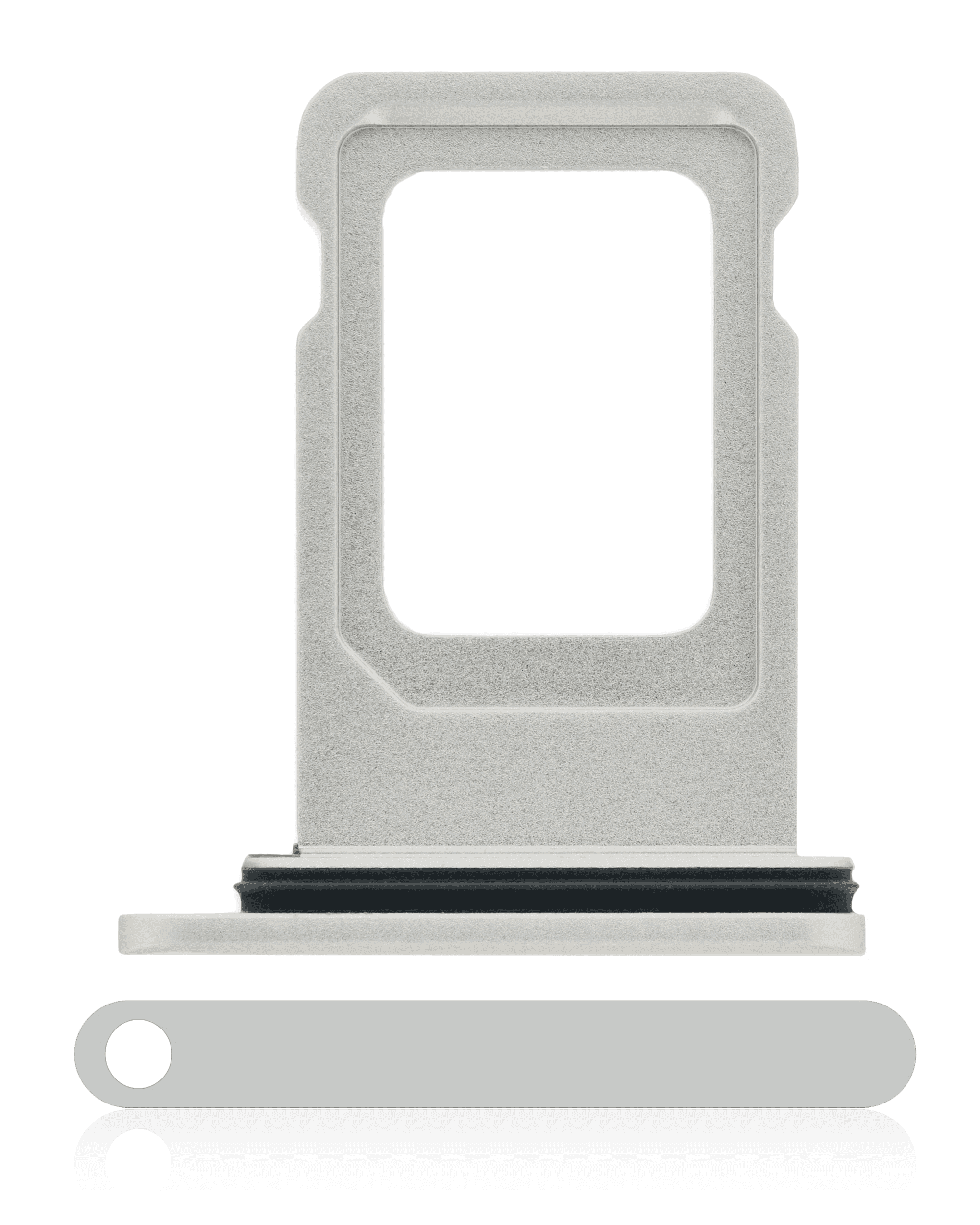 Dual Sim Card Tray Compatible For iPhone 11 (White)
