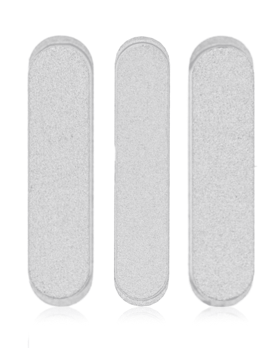 Hard Buttons Set (Power / Volume) Compatible For iPad Pro 12.9" 3rd Gen (2018) / iPad Pro 11" 1st Gen (2018) (Silver)