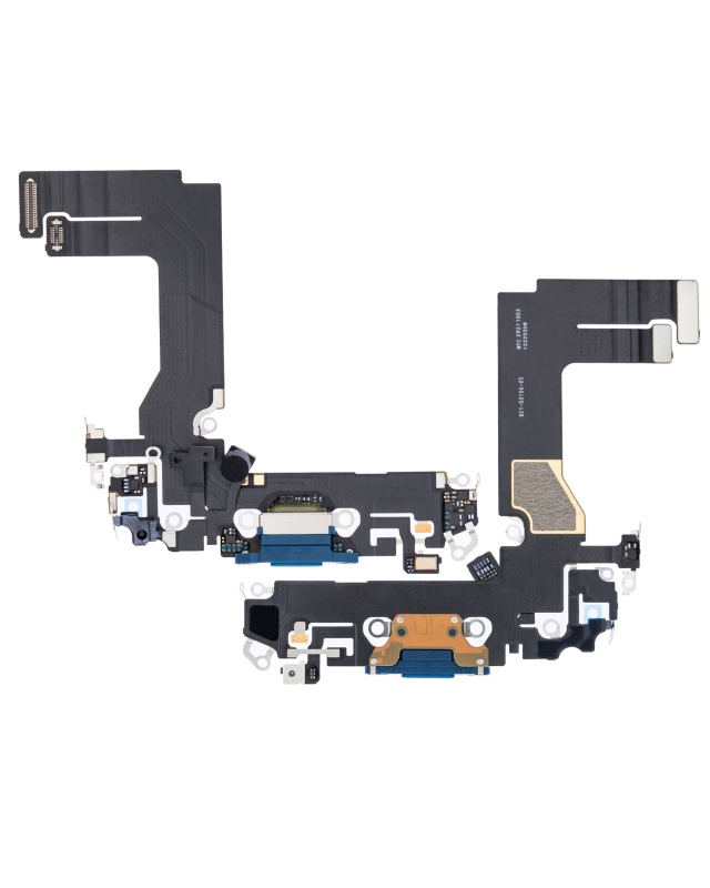Charging Port Flex Cable Compatible For iPhone 13 Mini (Premium) (Blue)