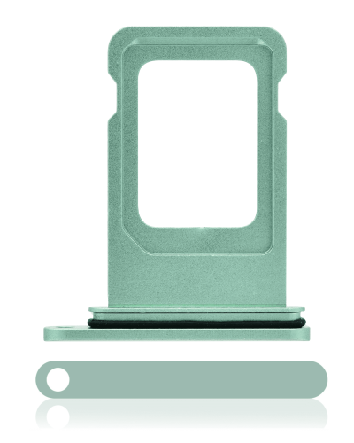 Dual Sim Card Tray Compatible For iPhone 11 (Green)