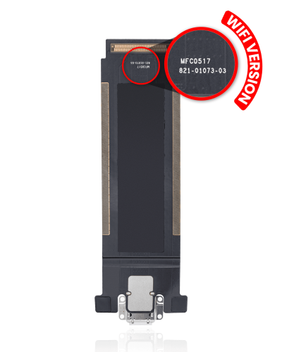 Charging Port Flex Cable Compatible For iPad Pro 12.9" 2nd Gen (2017) (WiFi Version) (Silver / Gold)