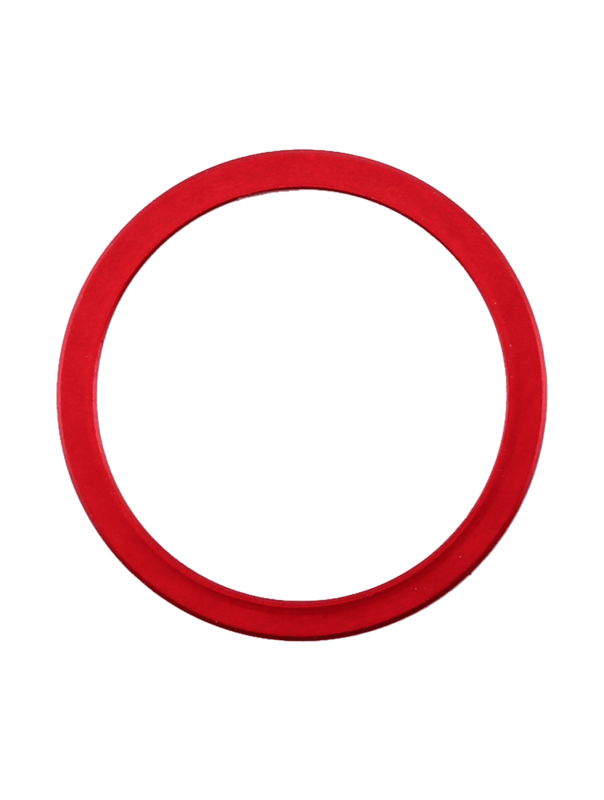 Back Camera Bezel Ring Only Compatible For iPhone 11 / 12 / 12 Mini (Red) (2 Piece Set) (10 Pack)