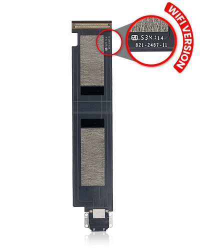 Charging Port Flex Cable Compatible For iPad Pro 12.9" 1st Gen (2015) (WiFi Version) (Space Gray)
