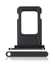 Single Sim Card Tray Compatible For iPhone 11 (Black)