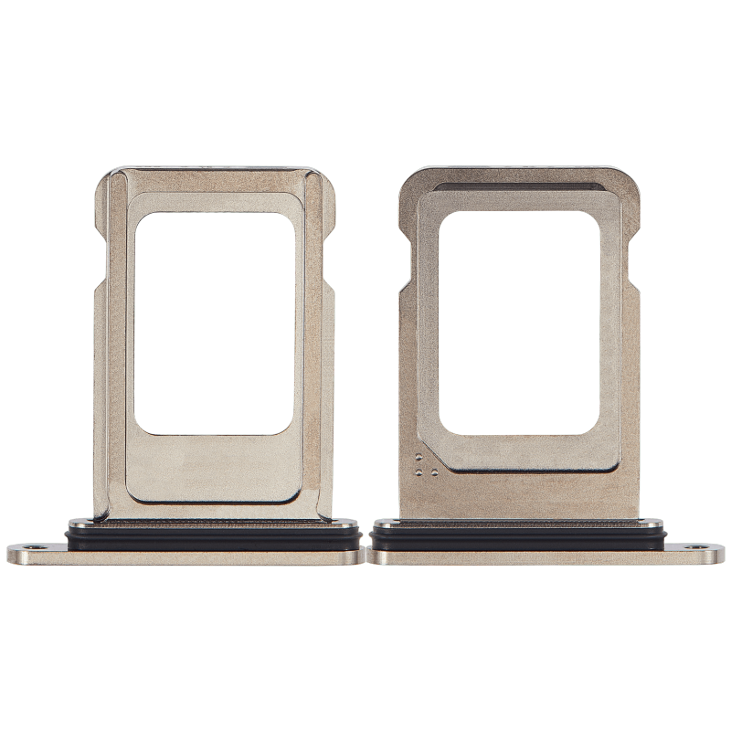 Single Sim Card Tray Compatible For iPhone 15 Pro / 15 Pro Max (Natural Titanium)