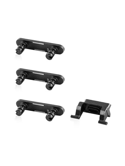 Hard Buttons (Power / Volume / Switch) Compatible For iPhone 7 Plus (Space Gray)