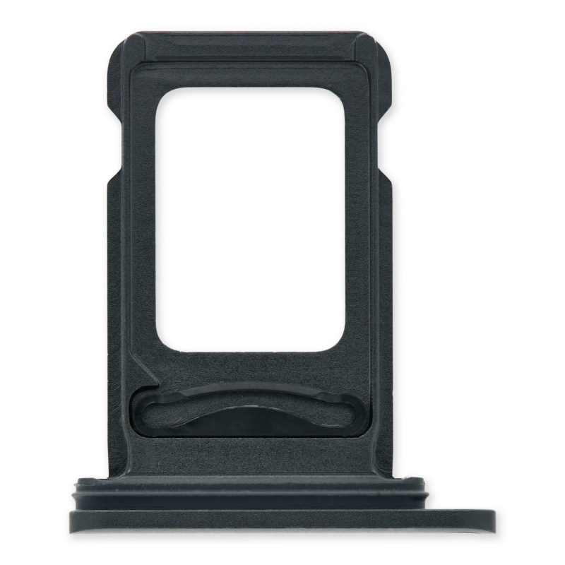 Dual Sim Card Tray Compatible For iPhone 11 (Black)