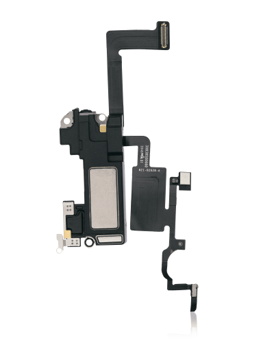 Earpiece Speaker With Proximity Sensor Cable Compatible For iPhone 12 / 12 Pro (Warning: Soldering Required For Face ID Functionality) (Aftermarket)