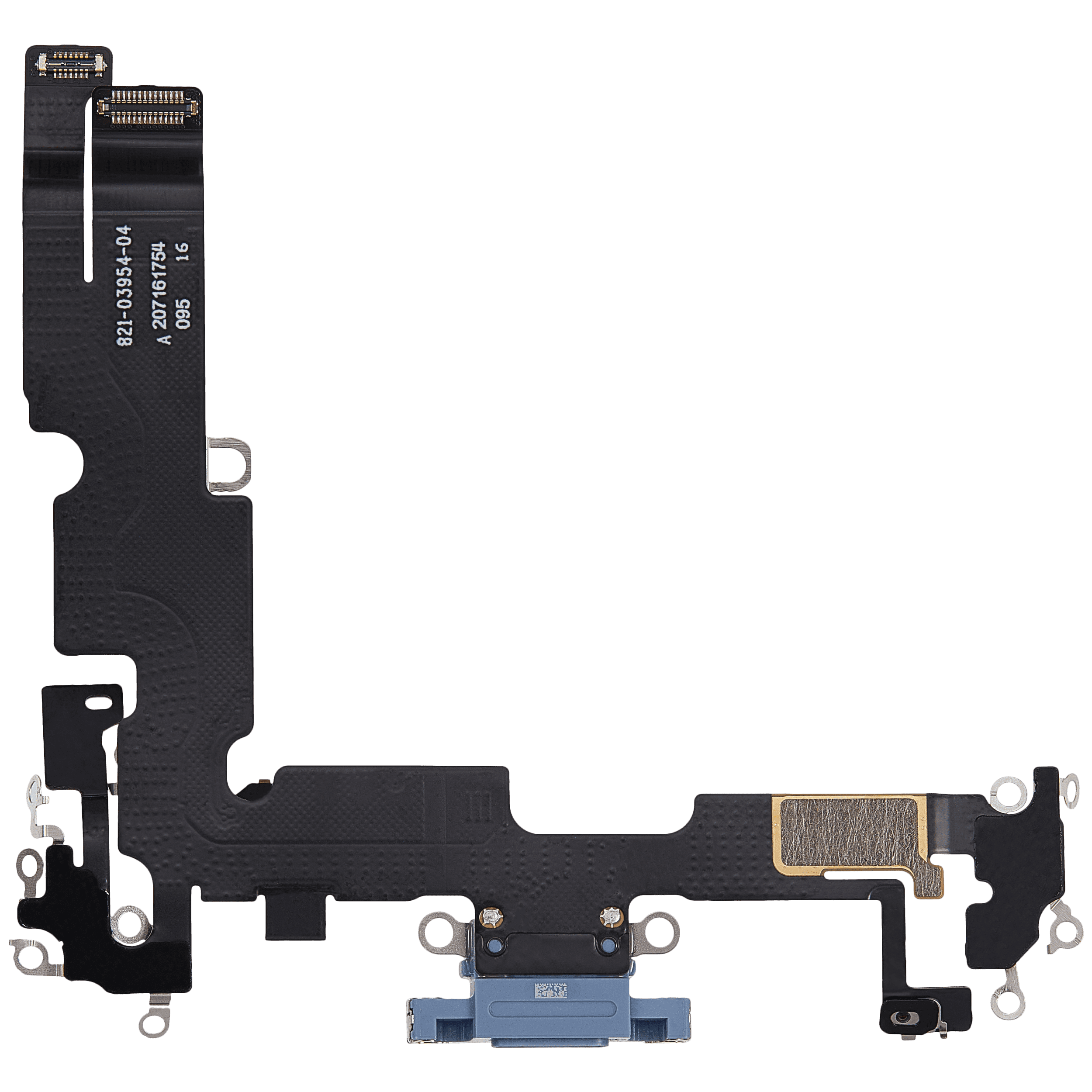 Charging Port Flex Cable Compatible For iPhone 14 Plus (Used OEM Pull) (Blue)
