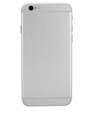 Back Housing W/ Small Components Pre-Installed Compatible For iPhone 6 (Used OEM Pull: Grade A) (Silver)