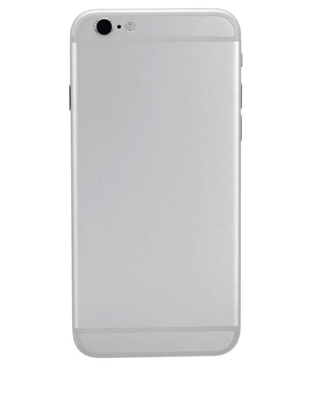 Back Housing W/ Small Components Pre-Installed Compatible For iPhone 6 (Used OEM Pull: Grade A) (Silver)