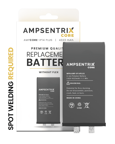Replacement Battery Core Compatible For iPhone 14 Plus (Spot Welding Required) (AmpSentrix Core)