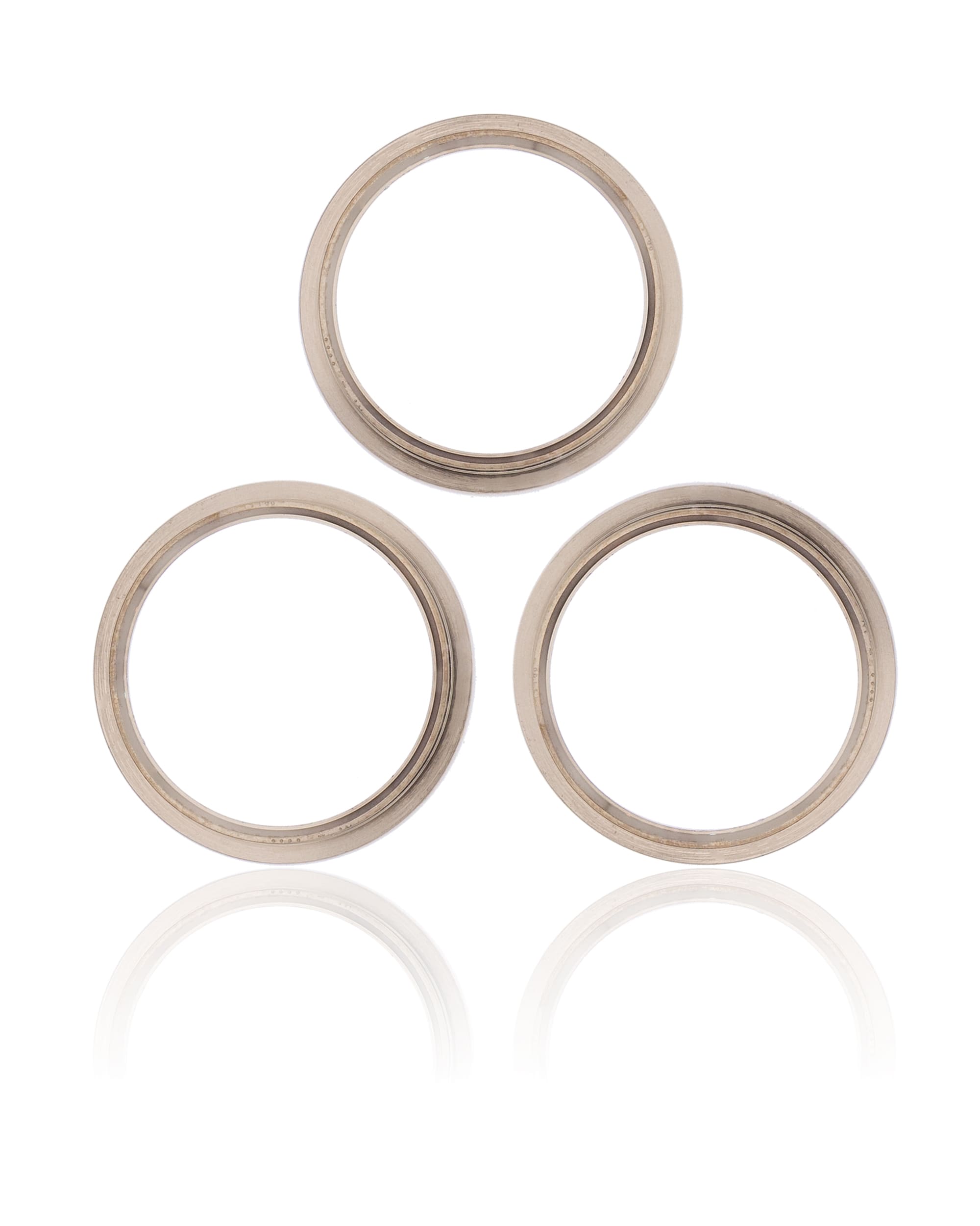 Back Camera Bezel Ring Only Compatible For iPhone 13 Pro / 13 Pro Max (Gold) (3 Piece Set)