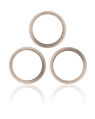 Back Camera Bezel Ring Only Compatible For iPhone 13 Pro / 13 Pro Max (Gold) (3 Piece Set)