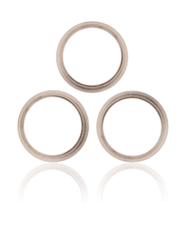 Back Camera Bezel Ring Only Compatible For iPhone 13 Pro / 13 Pro Max (Gold) (3 Piece Set)