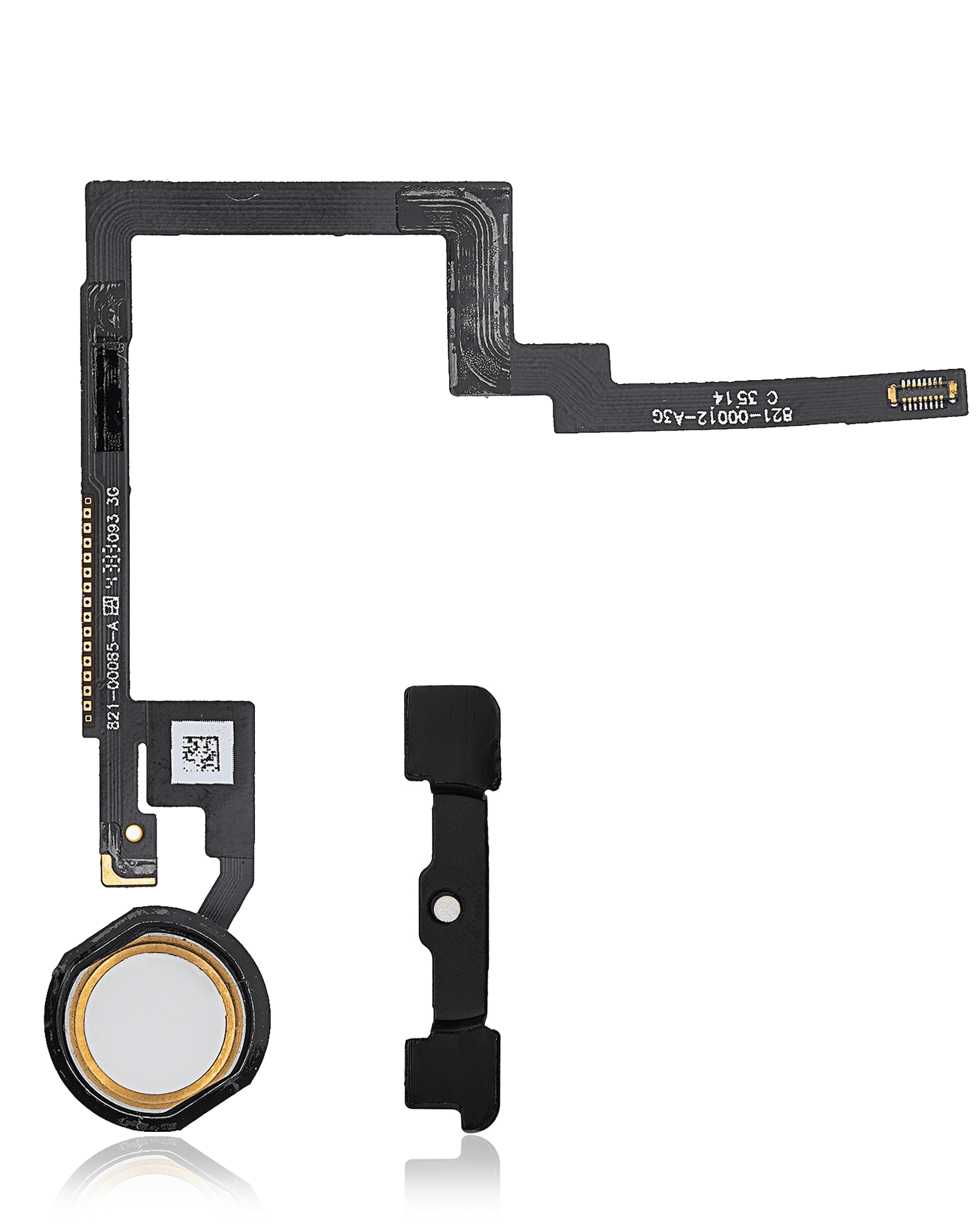 Home Button With Flex Compatible For iPad Mini 3 (Gold)
