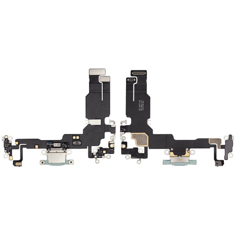 Charging Port Flex Cable Compatible For iPhone 15 (Premium) (Green)