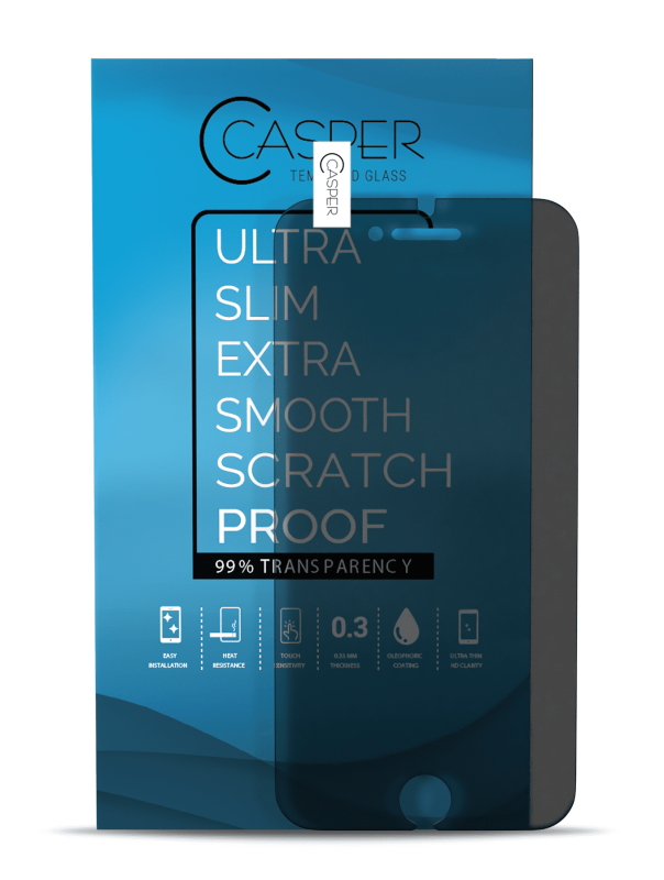 Casper Tempered Glass Compatible For iPhone 6 Plus / 6S Plus (10 Pack) (Privacy)