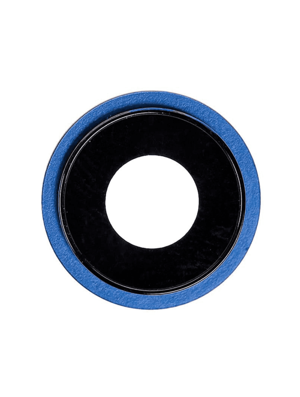 Back Camera Lens With Bracket & Bezel Compatible For iPhone 12 / 12 Mini (Blue) (Real Sapphire / Premium)