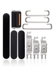 Hard Buttons (Power / Volume / Switch) Compatible For iPhone 14 Pro / 14 Pro Max (Space Black)