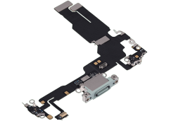 Charging Port Flex Cable Compatible For iPhone 15 (Premium) (Green)