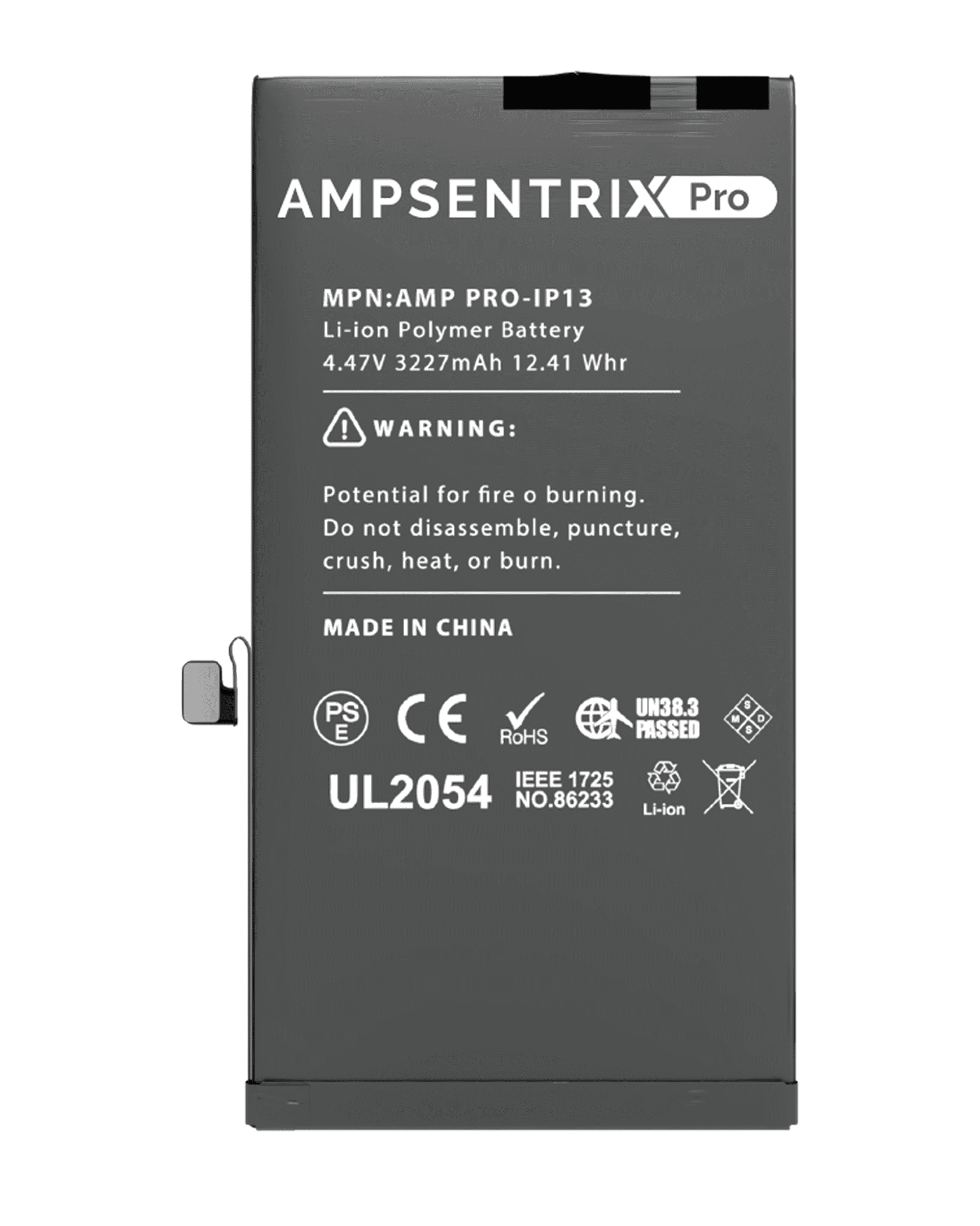 Replacement Battery Compatible For iPhone 13 (AmpSentrix Pro)