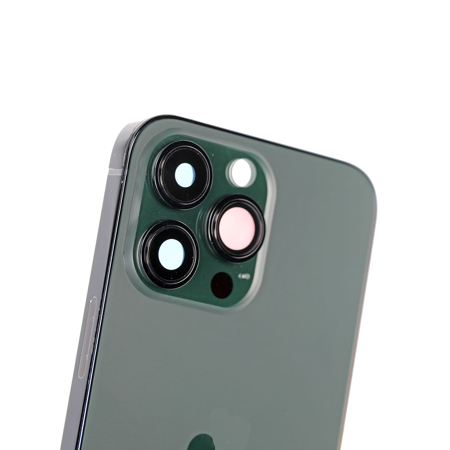 Back Housing W/ Small Components Pre-Installed Compatible For iPhone 13 Pro (International Version) (Used OEM Pull: Grade C) (Alpine Green)