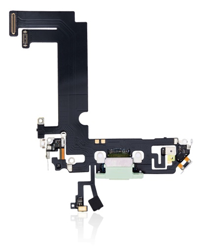 Charging Port Flex Cable Compatible For iPhone 12 Mini (Aftermarket Plus) (Green)
