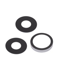 Back Camera Lens (Glass Only) With Adhesive Compatible For iPhone 13 Pro / 13 Pro Max (3 Piece Set) (Aftermarket Plus) (10 Pack)