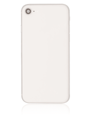 Back Housing W/ Small Components Pre-Installed Compatible For iPhone 8 (Used OEM Pull: Grade A) (Silver)