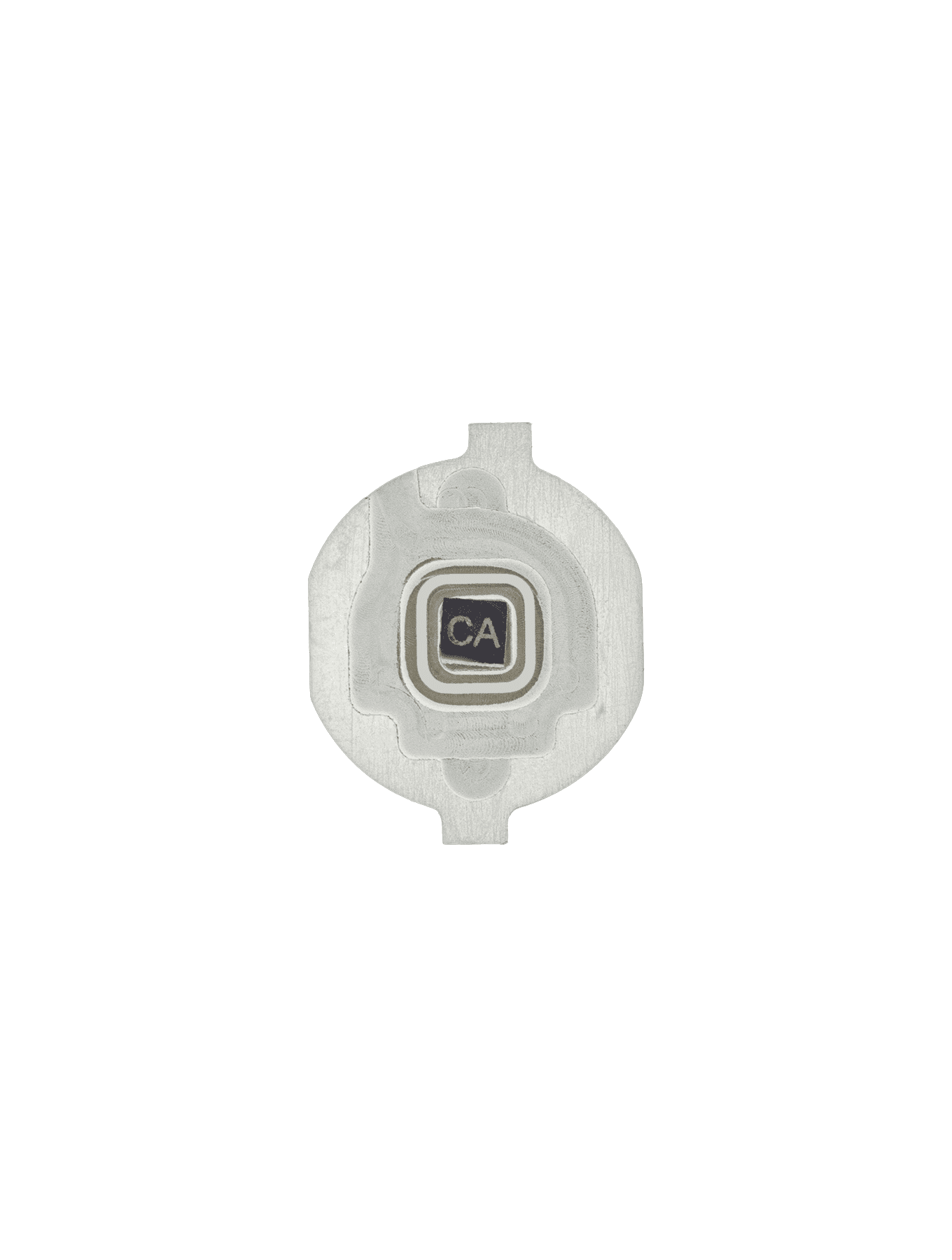 Home Button With Flex Compatible For iPhone 4 (White)