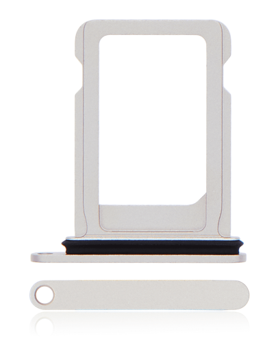 Single Sim Card Tray Compatible For iPhone 12 Mini / 13 Mini (White)