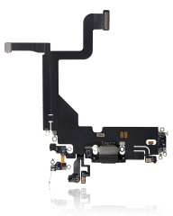 Charging Port Flex Cable Compatible For iPhone 13 Pro (Used OEM Pull) (Graphite)