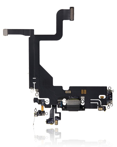 Charging Port Flex Cable Compatible For iPhone 13 Pro (Used OEM Pull) (Graphite)