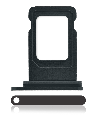 Dual Sim Card Tray Compatible For iPhone 11 (Black)