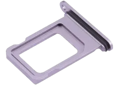 Single Sim Card Tray Compatible For iPhone 14 / 14 Plus (Purple)