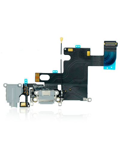 Charging Port Flex Cable Compatible For iPhone 6 (Aftermarket) (Silver)