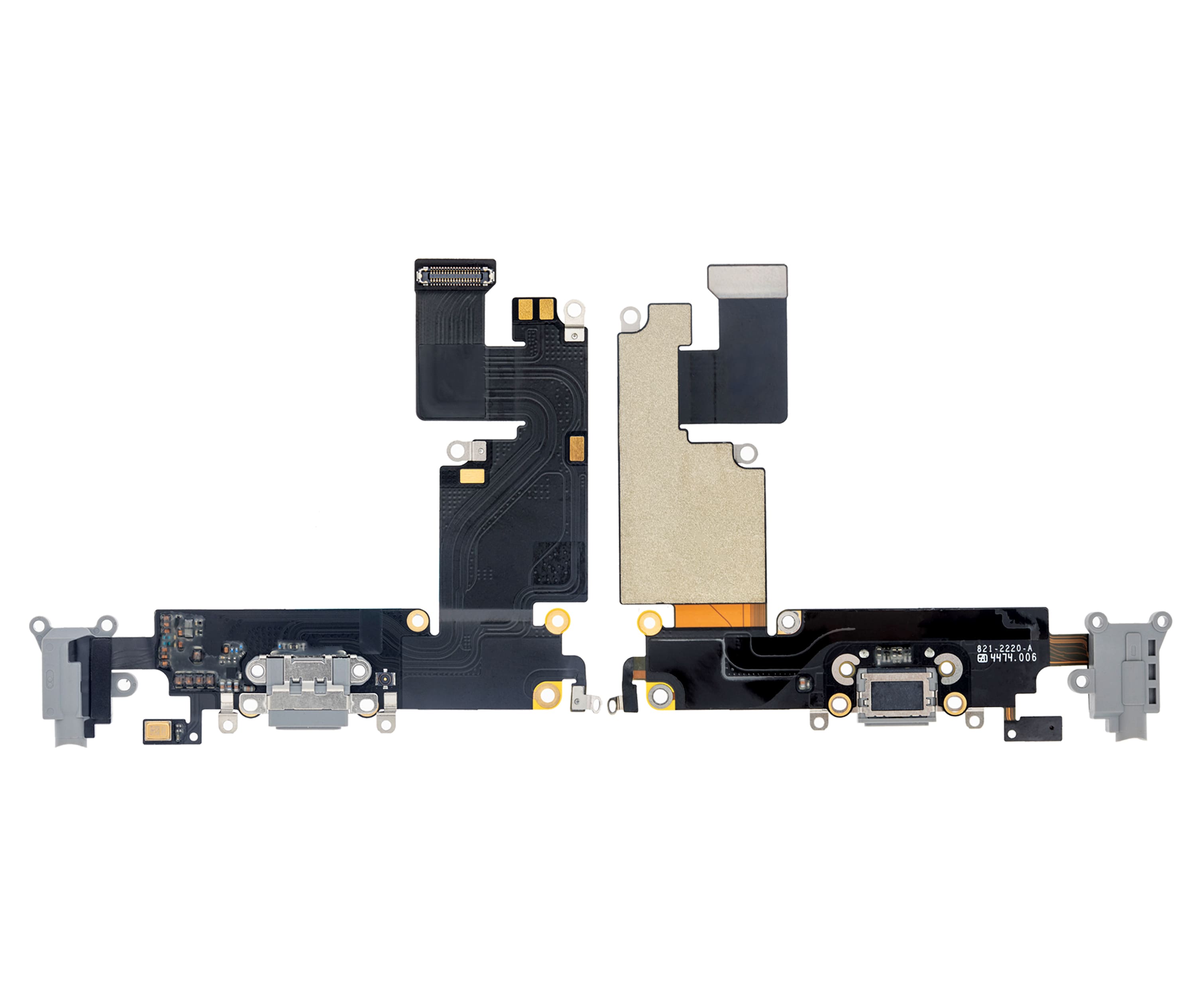 Charging Port Flex Cable Compatible For iPhone 6 Plus (Premium) (Space Gray)