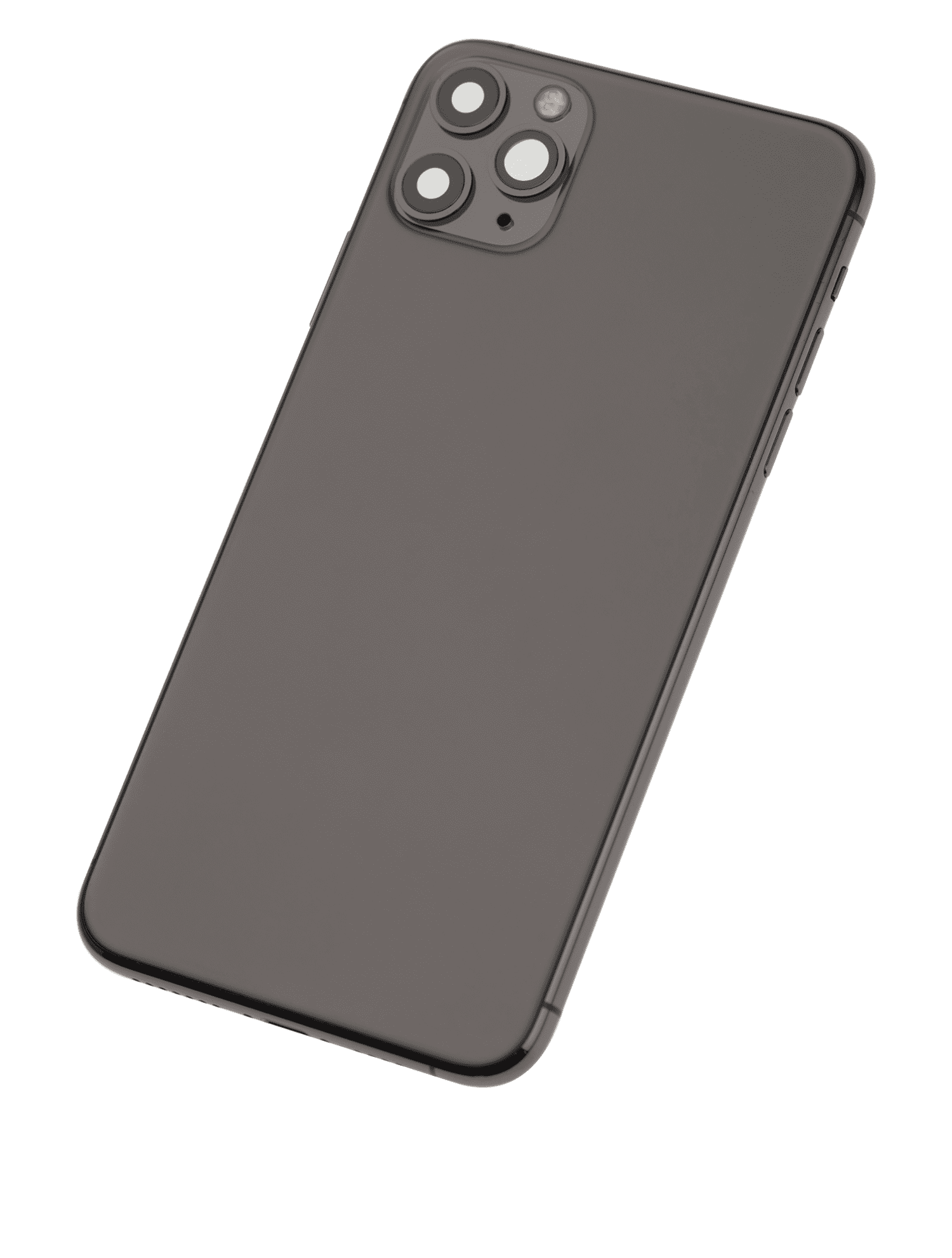 Back Housing W/ Small Components Pre-Installed Compatible For iPhone 11 Pro Max (Used OEM Pull: Grade C) (Space Gray)