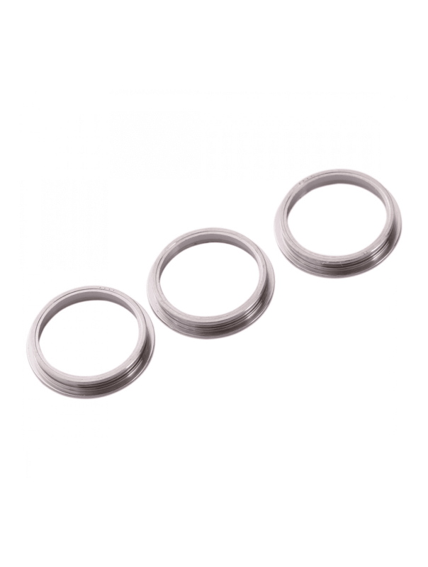 Back Camera Bezel Ring Only Compatible For iPhone 11 Pro / 11 Pro Max (White) (3 Piece Set) (10 Pack)