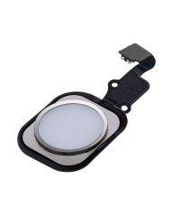 Home Button With Flex Compatible For iPhone 6 / 6 Plus (Silver)