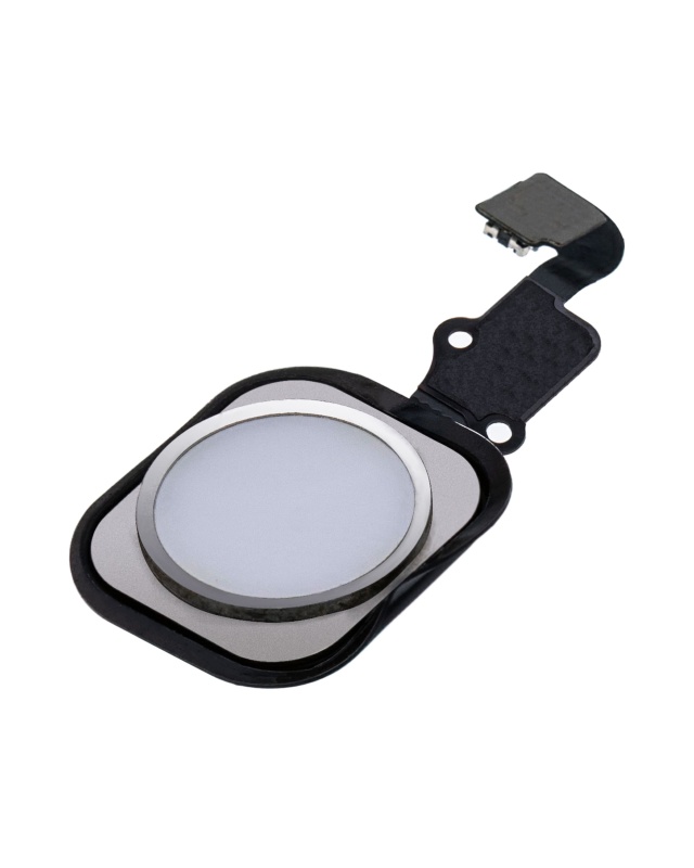 Home Button With Flex Compatible For iPhone 6 / 6 Plus (Silver)