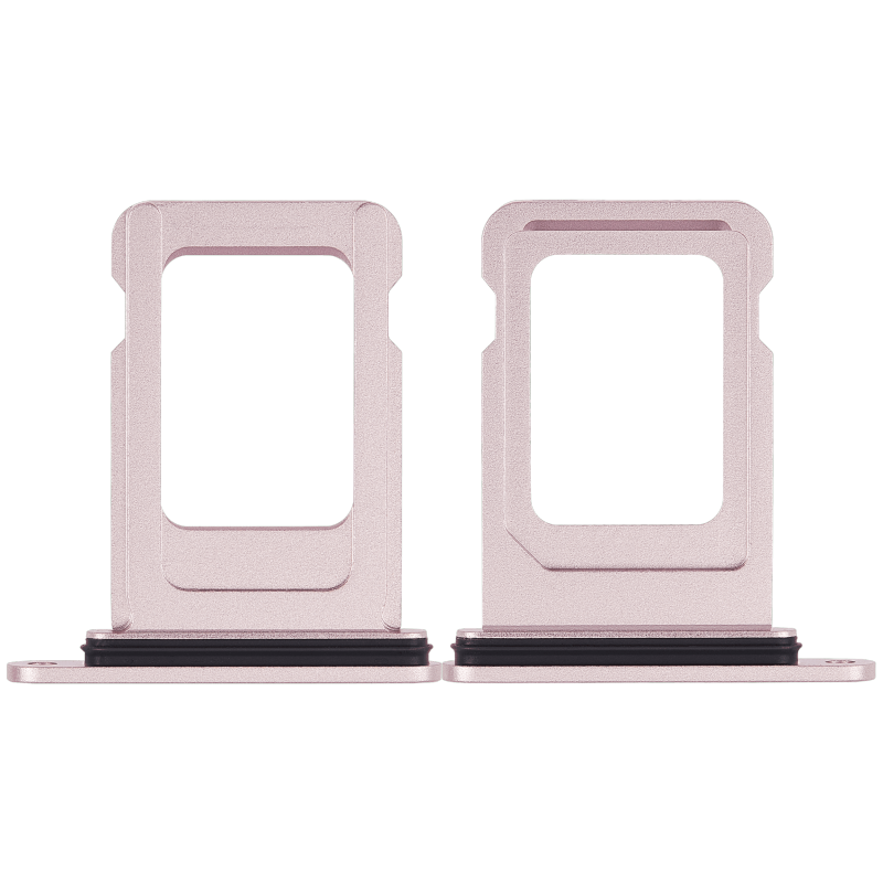 Single Sim Card Tray Compatible For iPhone 15 / 15 Plus (Pink)