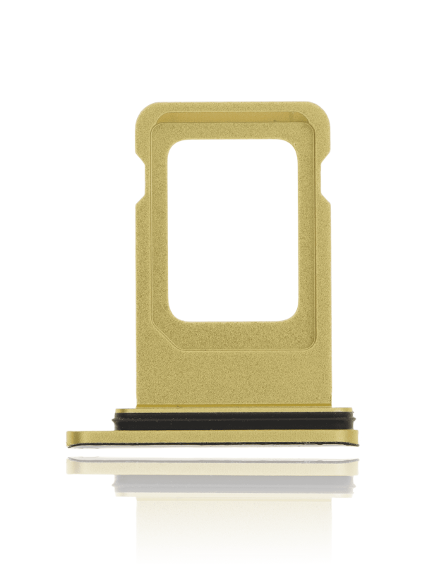 Single Sim Card Tray Compatible For iPhone 11 (Yellow)