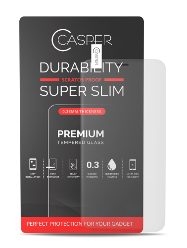 Casper Tempered Glass Compatible For iPhone X / XS / 11 Pro (Retail Pack) (Matte)