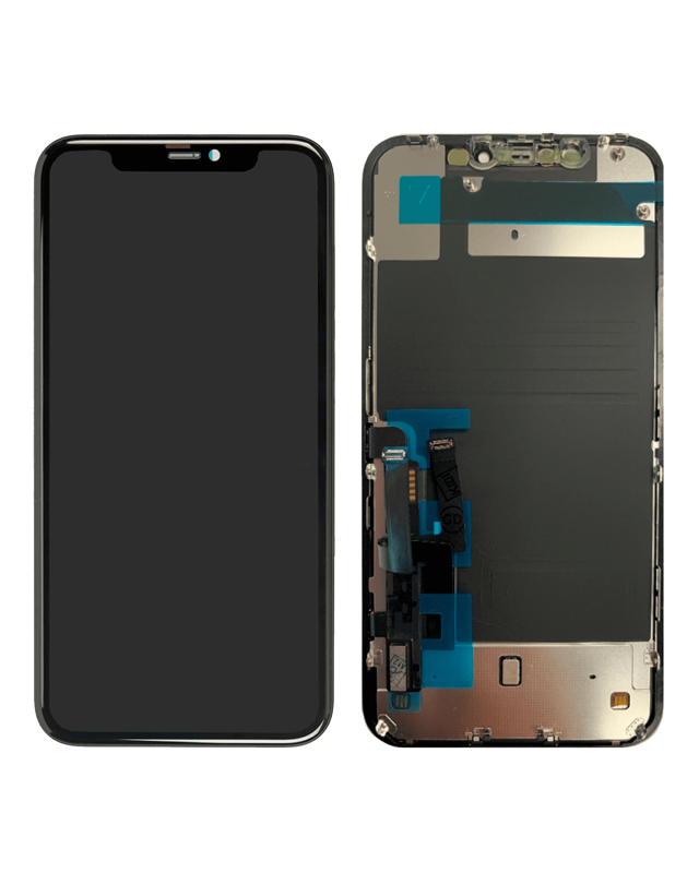 LCD Assembly With Steel Plate Pre-Installed Compatible For iPhone 11 (Aftermarket Pro: XO7 / Incell)